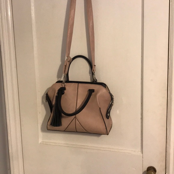 Steve Madden Pink & Black Purse - Picture 1 of 7